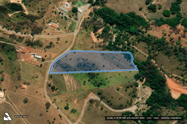 Imagem de satélite de Fazenda Santa Mônica - Gleba 121 em Sete Lagoas - MG