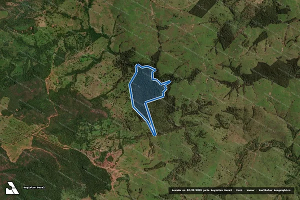 Imagem de satélite de Fazenda Aldeia - PARTE 1 em Poxoréu - MT