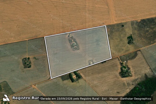 Imagem de satélite de LOTE 05 ? MST ? PA SANTA FELICIDADE -  LT 05 ? MST ? PA SANTA FELICIDADE em Cocalzinho de Goiás - GO