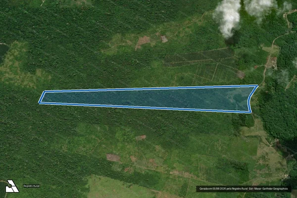 Imagem de satélite de FAZENDA BK BARUK  - Parcela 1 em Moju - PA