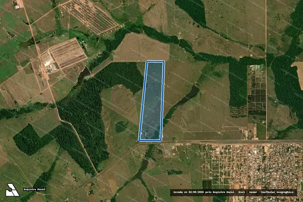 Imagem de satélite de LOTE 15, GLEBA 02A, PA/BOM PRINCIPIO, GLEBA BOM PRINCÍPIO, SÍTIO ESTRELAÇO - PARTE I em Seringueiras - RO