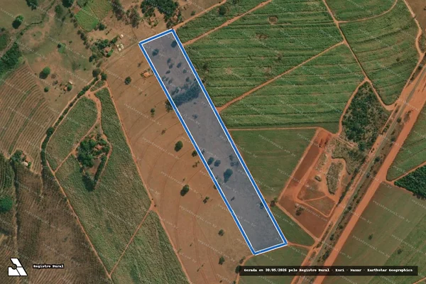 Imagem de satélite de Sitio Santo Antonio - Gleba B em Américo de Campos - SP