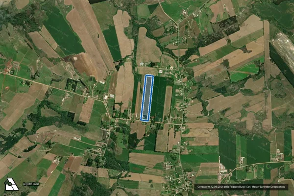 Imagem de satélite de Witmarsum Lote 16 Aldeia 3 - Klaus Werner Wedel em Palmeira - PR