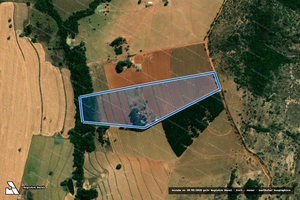 Imagem de satélite de Fazenda Triângulo - Parte 1 em Americano do Brasil - GO