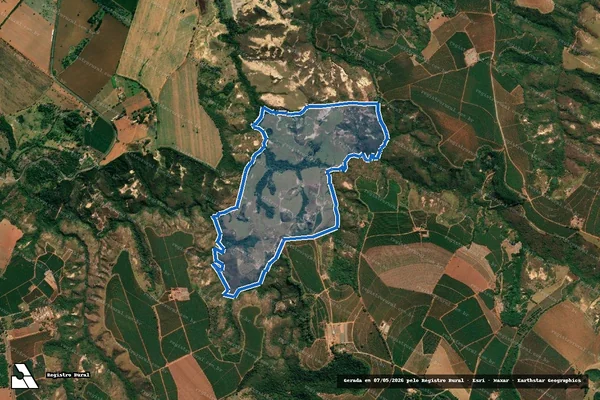 Imagem de satélite de Fazenda Novo Horizonte I - Parte 1 em Piumhi - MG