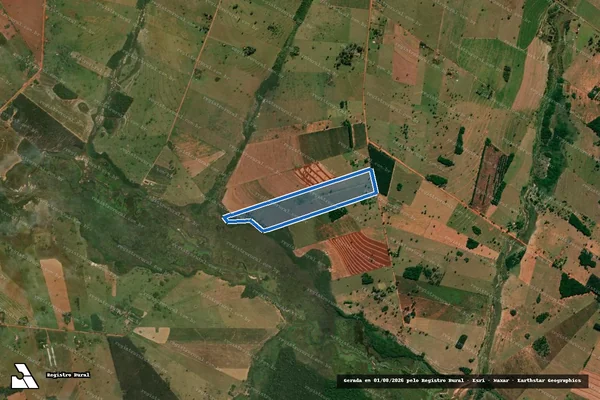 Imagem de satélite de Lote 581 ? Loteamento Novo Horizonte - Lote 581 ? Loteamento Novo Horizonte em Novo Horizonte do Sul - MS