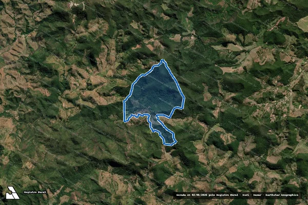 Imagem de satélite de FAZENDA PONTARATE - Parcela 1 em Franciscópolis - MG