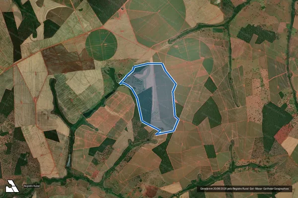 Imagem de satélite de Fazenda Água Limpa - PARTE 2 em Santa Vitória - MG