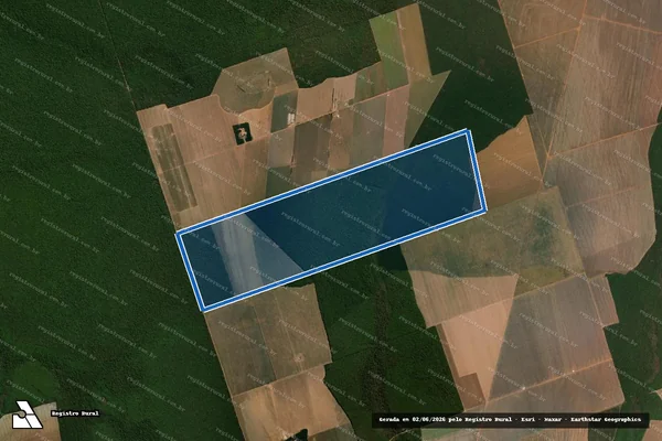 Imagem de satélite de FAZENDA IMARUI II - REMANESCENTE em Nova Ubiratã - MT