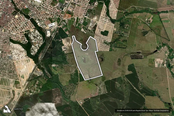 Imagem de satélite de Rancho Novo México - Gleba B em Teixeira de Freitas - BA