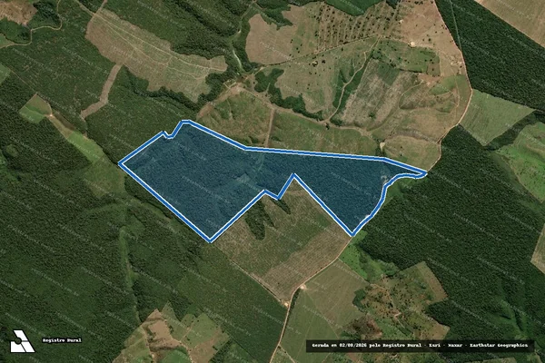 Imagem de satélite de FAZENDA BARRA VERDE - Parte 1 em Barra do Corda - MA