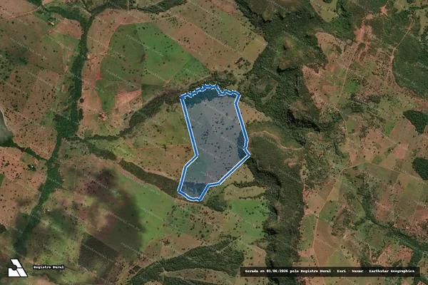 Imagem de satélite de FAZENDA MATRIZ - FAZENDA MATRIZ em Cachoeira Alta - GO