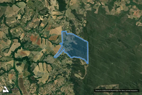 Imagem de satélite de Fazenda São José da Capela - Parcela 1 em Capela do Alto - SP
