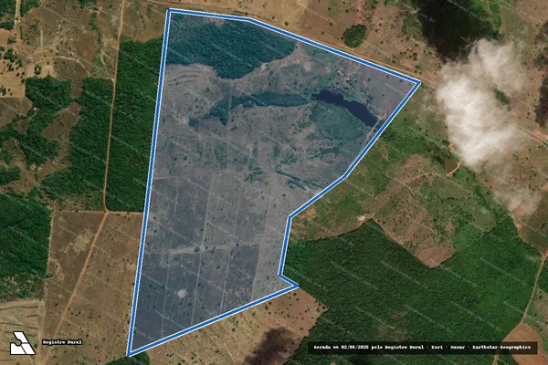 Imagem de satélite de Fazenda Rio Grande - Parte 1 em Conceição do Araguaia - PA