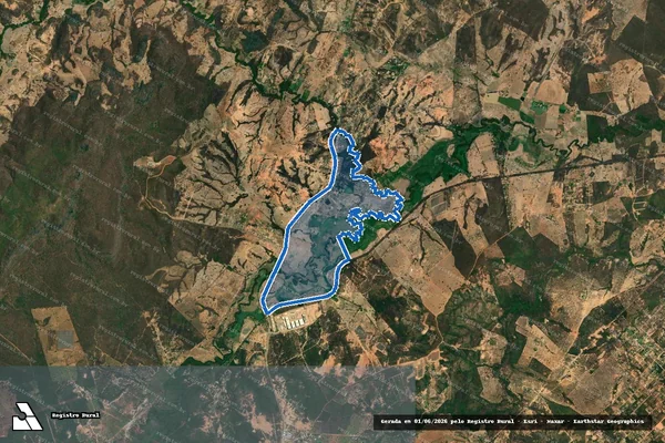 Imagem de satélite de FAZENDA CANOAS - GLEBA2 em Montes Claros - MG
