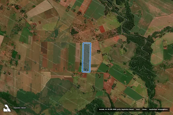Imagem de satélite de P.A. CAPAO BONITO II - Lote 289 em Sidrolândia - MS