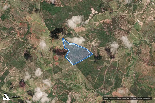 Imagem de satélite de FAZENDA MURITIBA - FAZENDA MURITIBA - GLEBA 01 em Ruy Barbosa - BA