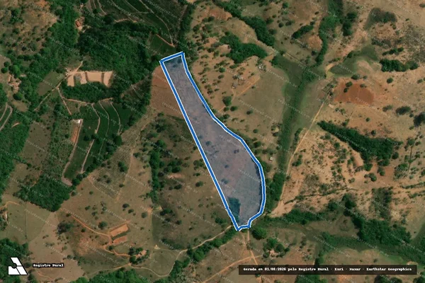 Imagem de satélite de SITIO SANTOS - PARTE 2 em Oliveira - MG