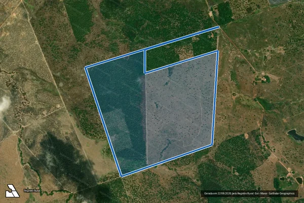 Imagem de satélite de FAZENDA SÃO JOÃO - PARCELA-1 em São Luís Gonzaga do Maranhão - MA