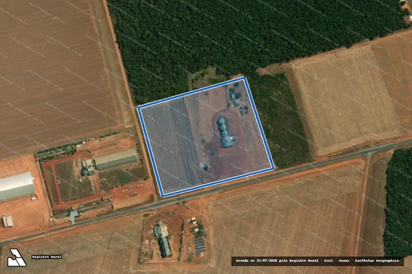 Imagem de satélite de ARMAZÉM CNJ AGRO - ARMAZÉM CNJ AGRO em Nova Ubiratã - MT