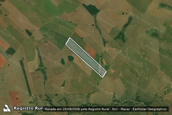 Imagem de satélite de ESTÂNCIA SANTA IZILDINHA - Parcela 1 em Presidente Bernardes - SP