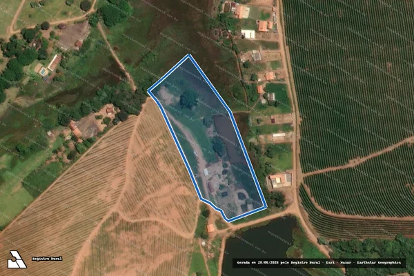 Imagem de satélite de FAZENDA CÓRREGO DAS CONTAS  - GLEBA B em Elói Mendes - MG