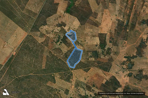 Imagem de satélite de Fazenda Olho D agua do Arroz - PARTE 03 em Cocos - BA