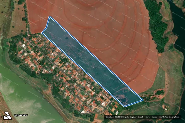 Imagem de satélite de Fazenda Bacuri - Parcela 1 em Fronteira - MG