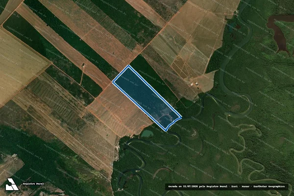 Imagem de satélite de P.A Santa Terezinha_Lote-95 / Única