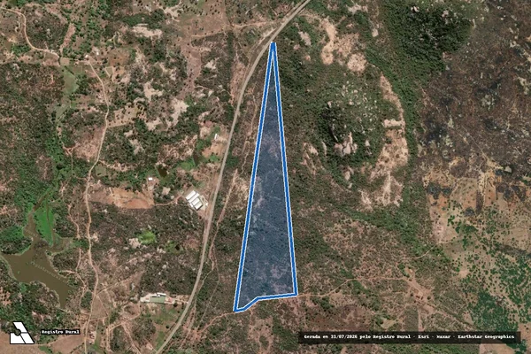 Imagem de satélite de FAZENDA ORIENTE - GUY em Sumé - PB