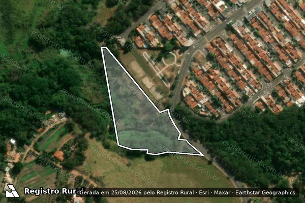 Imagem de satélite de Estância São José ? Área 1D - Parcela 1 em Presidente Prudente - SP