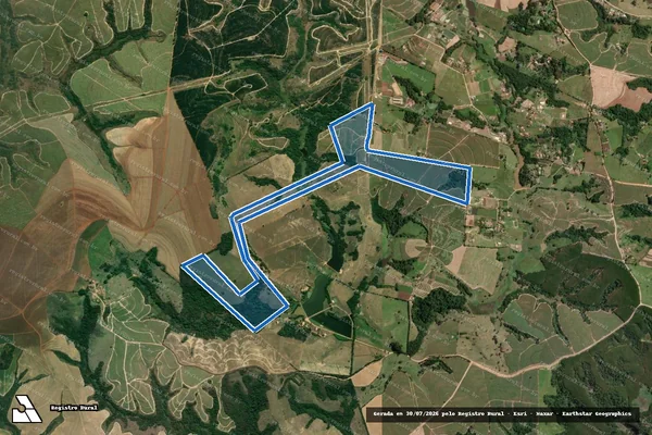 Imagem de satélite de Fazenda Monte Mor - PARTE 1 em Monte Mor - SP