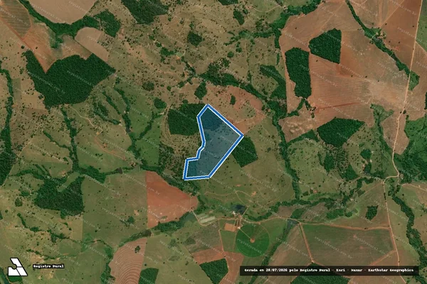 Imagem de satélite de FAZENDA SANTA ROSA - PARTE 2 em Morrinhos - GO