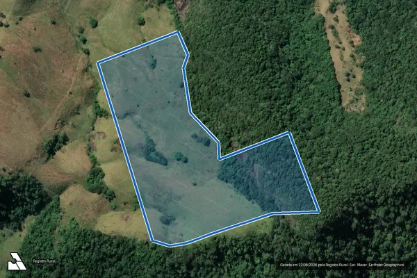 Imagem de satélite de Fazenda Campanha e Barão Dourado - PARCELA 03 em Santa Maria Madalena - RJ