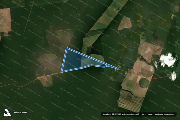 Imagem de satélite de FAZENDA TOCANTINS em Nova Ubiratã - MT