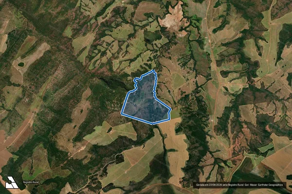 Imagem de satélite de FAZENDA BOA VISTA - 001 em Paraúna - GO