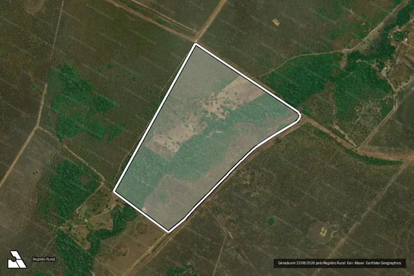 Imagem de satélite de FAZENDA VITÓRIA DO ARAGUAIA - 05 em Canabrava do Norte - MT