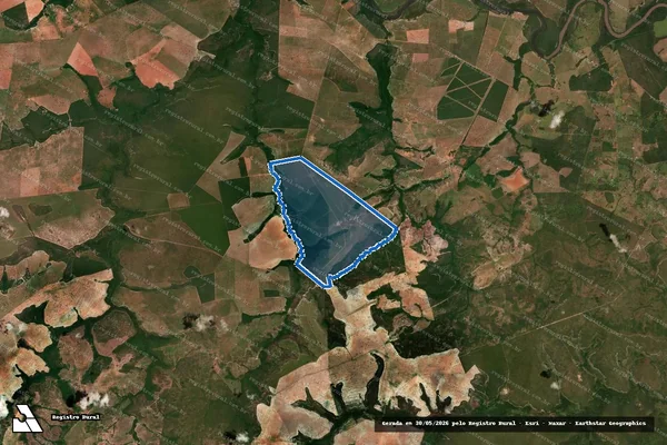 Imagem de satélite de Fazenda Buriti Quebrado - Parte1 em Barra do Garças - MT