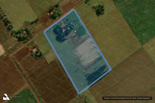 Imagem de satélite de P. A. Itamarati II (Gleba D) - Lote 632 em Ponta Porã - MS