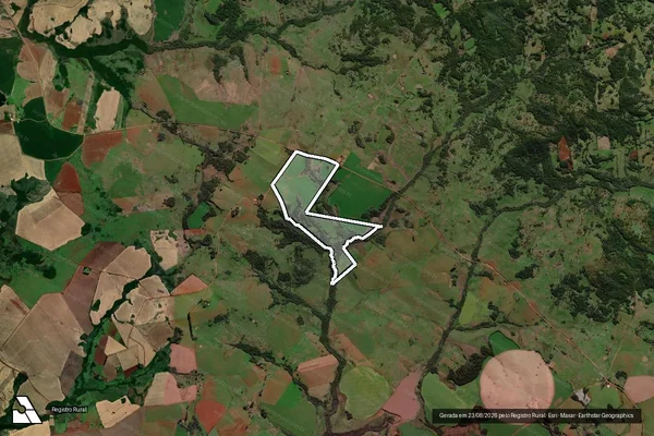 Imagem de satélite de ROMALDO-9 - Parcela 1 em São Nicolau - RS