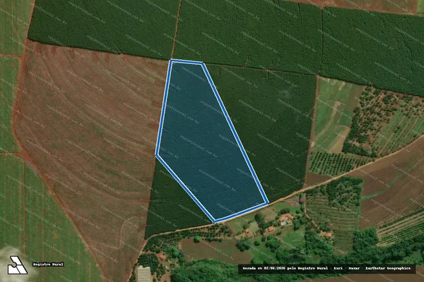 Imagem de satélite de Área Remanescente do Sítio São Joaquim em Jaguariúna - SP