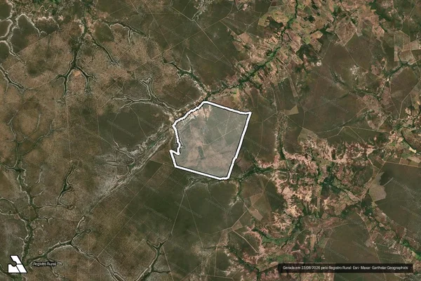 Imagem de satélite de Fazenda Cedro - Parte 1 em São Francisco - MG