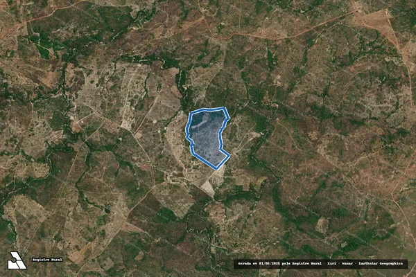 Imagem de satélite de PA BOA ESPERANÇA ? LOTE 16 - 001 em Colinas do Sul - GO