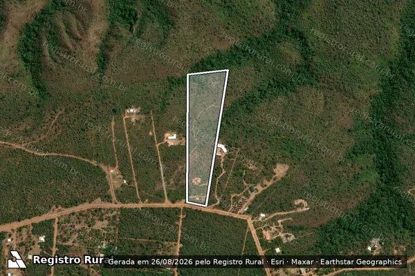 Imagem de satélite de LOTE 04 ? GLEBA II, ESTÂNCIAS VILA RICA, FAZENDA SOBRADINHO ? MUGY - 001 em Brasília - DF