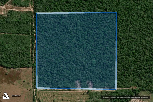 Imagem de satélite de LOTE 08A - GLEBA CORUMBIARA - SETOR 07 - PARTE 1 em Pimenta Bueno - RO