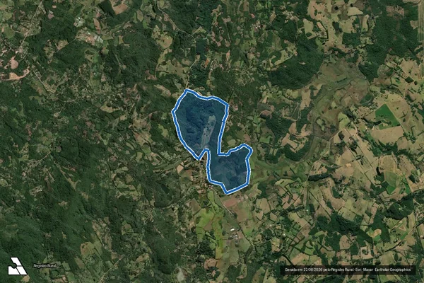 Imagem de satélite de Fazenda das Figueiras - Gleba 1 em Viamão - RS