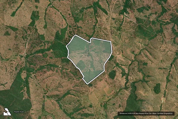 Imagem de satélite de Fazenda Espraiado - PARTE 1 em Água Limpa - GO
