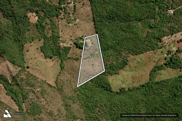 Imagem de satélite de Fazenda Casa Nova Lote 16 B - PARCELA 01 em Dianópolis - TO