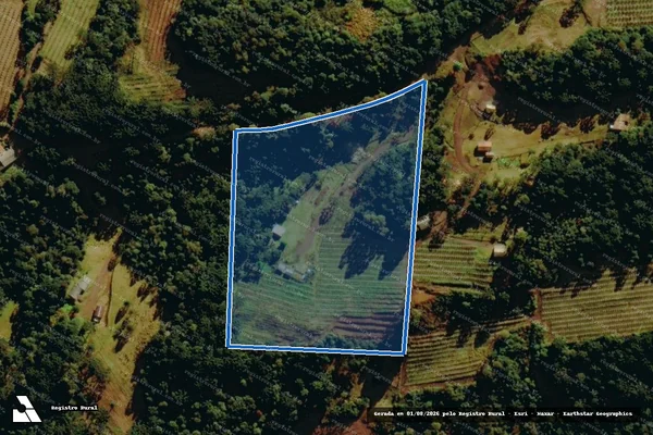 Imagem de satélite de Fazenda Altos de Cima - Parte 1 em Bom Jardim da Serra - SC