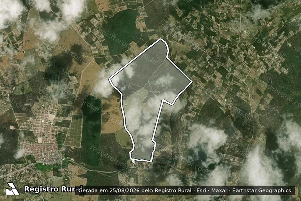 Imagem de satélite de Fazenda Recreio / Parte 2 em Campo Formoso - BA